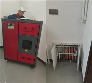 Монтаж водогрейного камина WS-300B