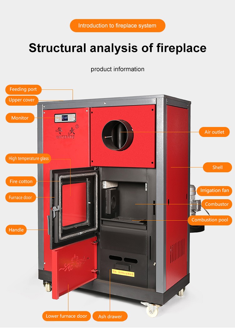 wood burning stove pellet making machine