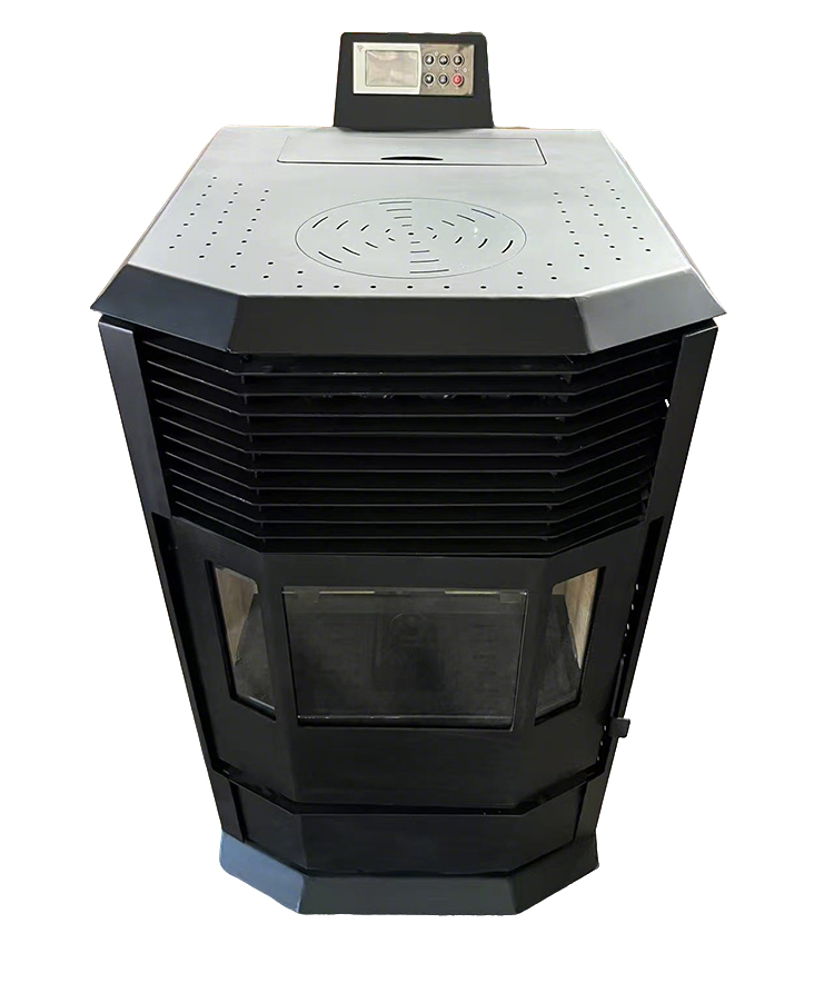 Biomass pellet heating fireplace