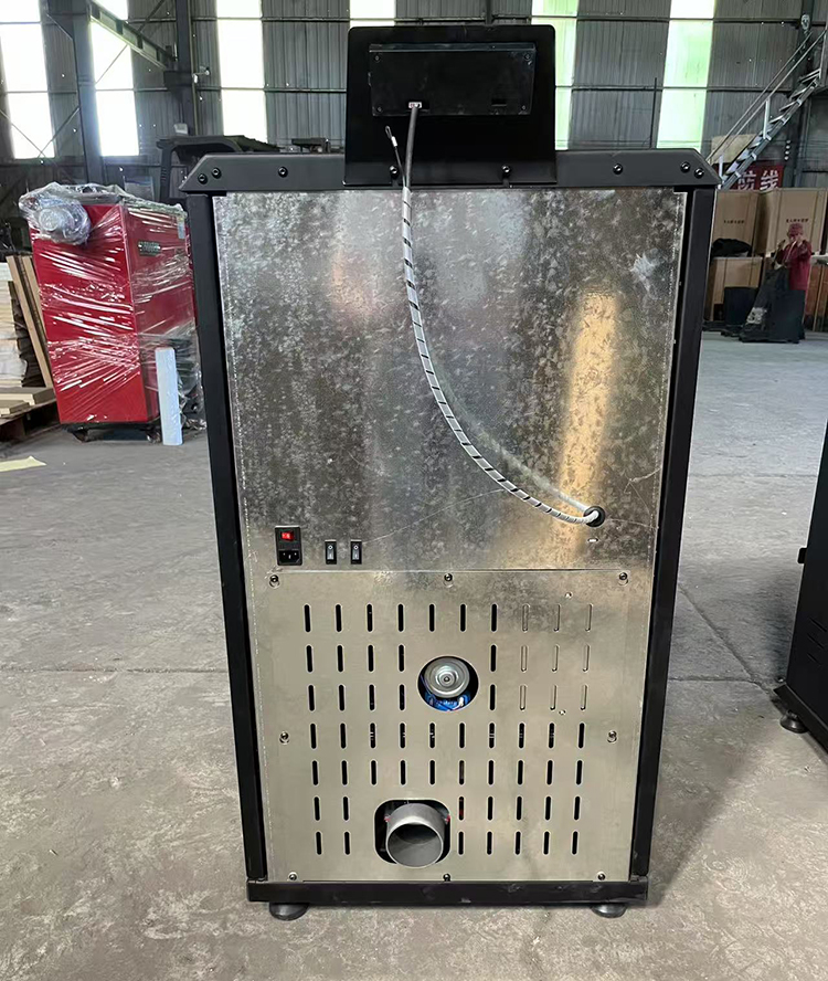 Wood and biomass pellet burning real fire dual purpose fireplace