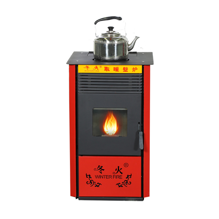 Suitable for 50-70 square Meters 7KW Powerful Blower Fan Fireplace Wood Pellet Stoves with Cooking Function