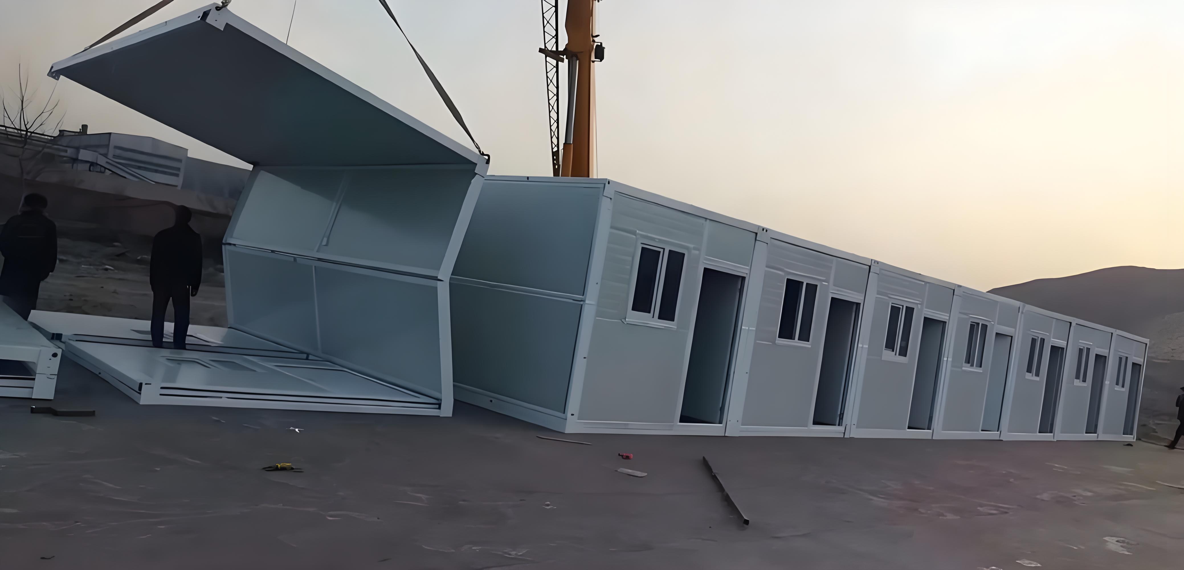 Foldable And Easy To Install Temporary Container Houses