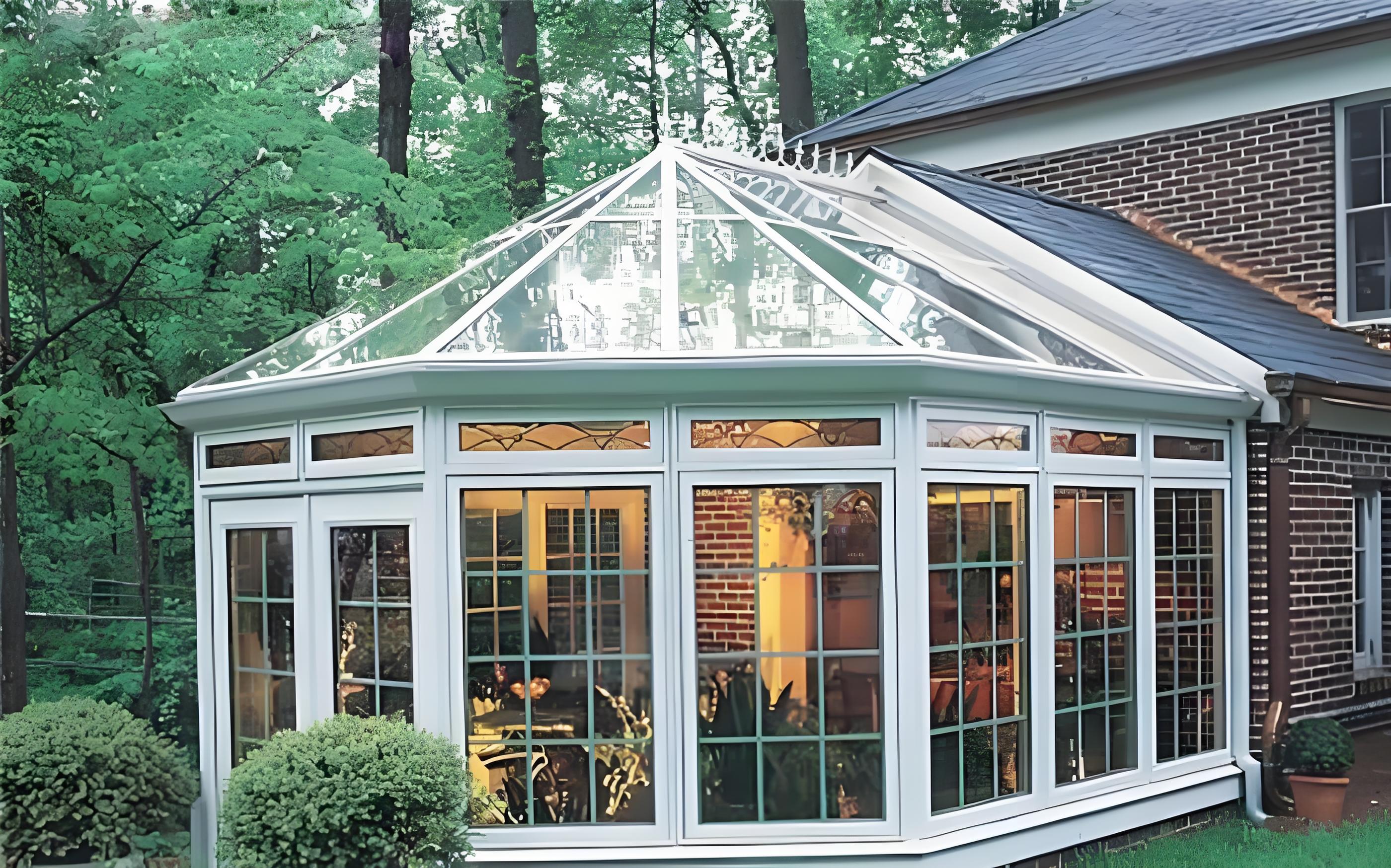 Véranda en verre et sunboard