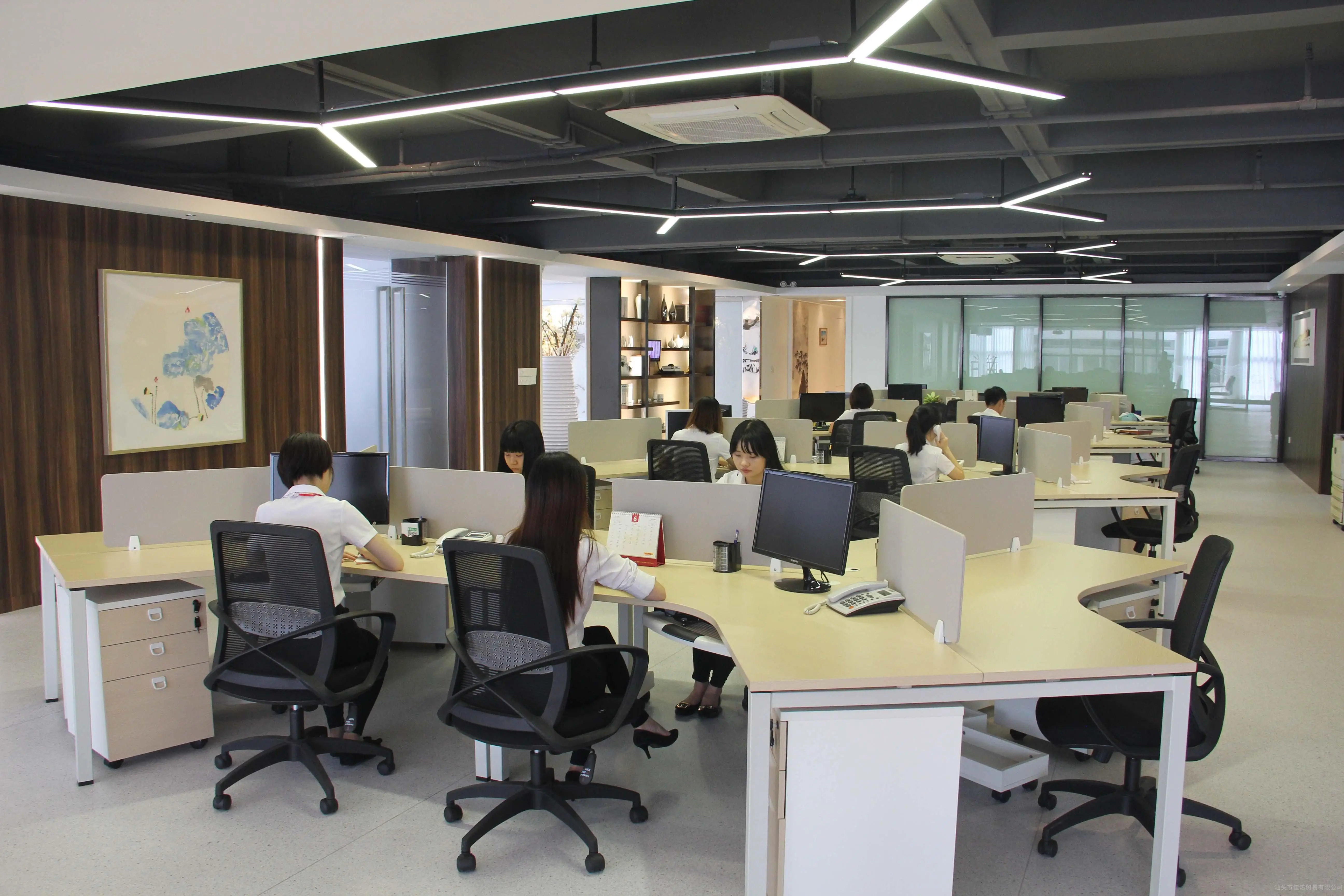 Company office environment