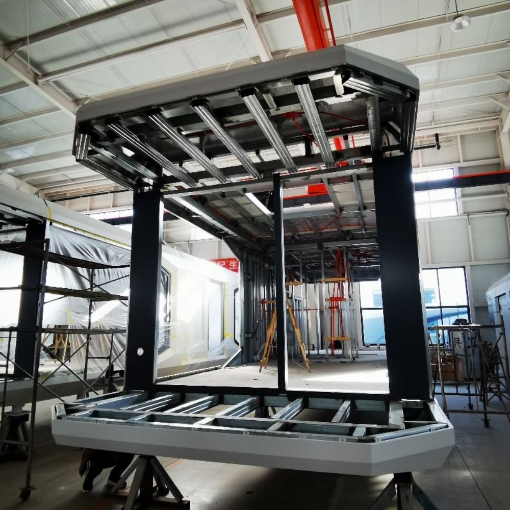 Steel structure spacecraft housing