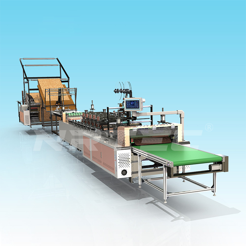 Paper padded mailer bag making machine