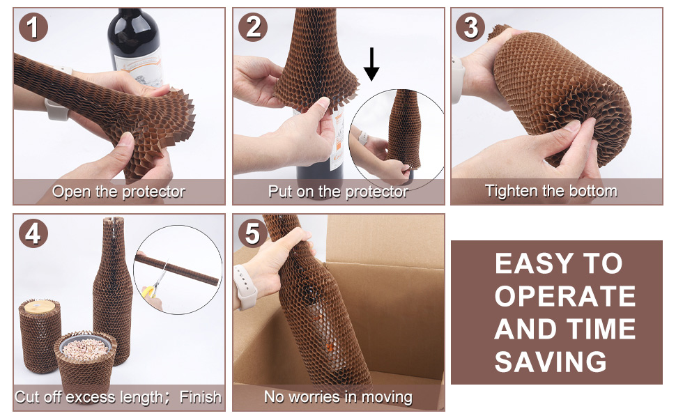 Honeycomb paper protective sleeve Honeycomb paper protective sleeve