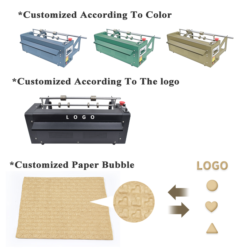Industrial 500mm Kraft Paper Bubble Wrap Machine