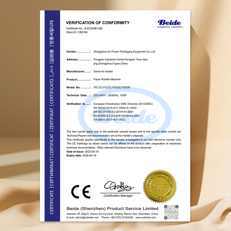 Industrial 500mm Kraft Paper Bubble Wrap Machine