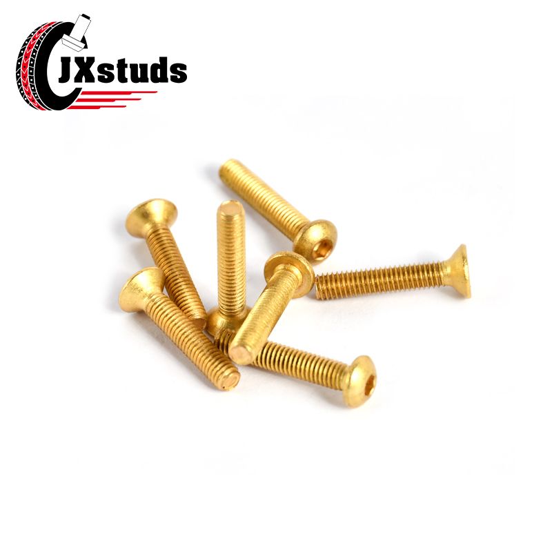 Brass Countersunk Hex Socket Screw | Flat Head Allen Fastener for Flush-Mount Applications