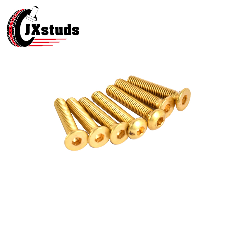 Brass Countersunk Hex Socket Screw | Flat Head Allen Fastener for Flush-Mount Applications
