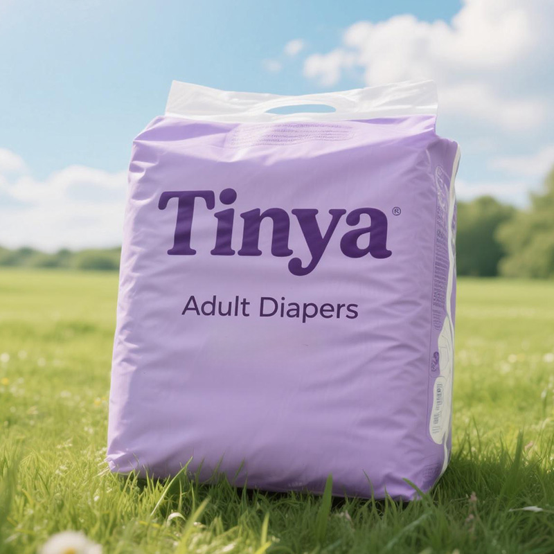 Extra Absorbent Plastic Backed Adult Diapers With Tabs