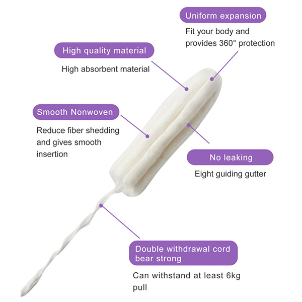 Eco Friendly Organic Super Super Plus Tampons