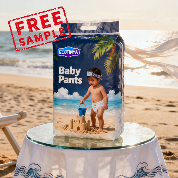 Q-Shaped Male Female Baby Diaper Pants