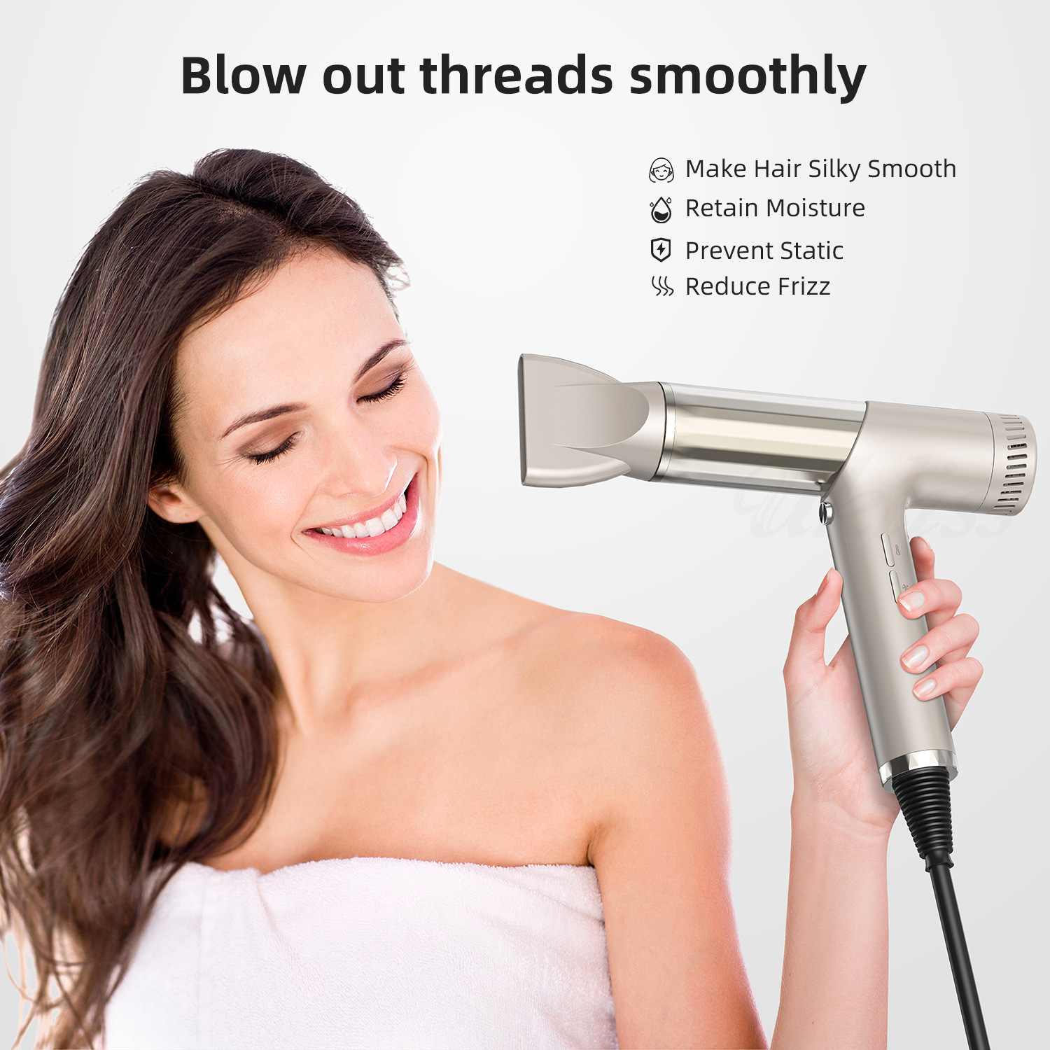 Cheap Blow Roller Hair Dryer With The Comb Attachment