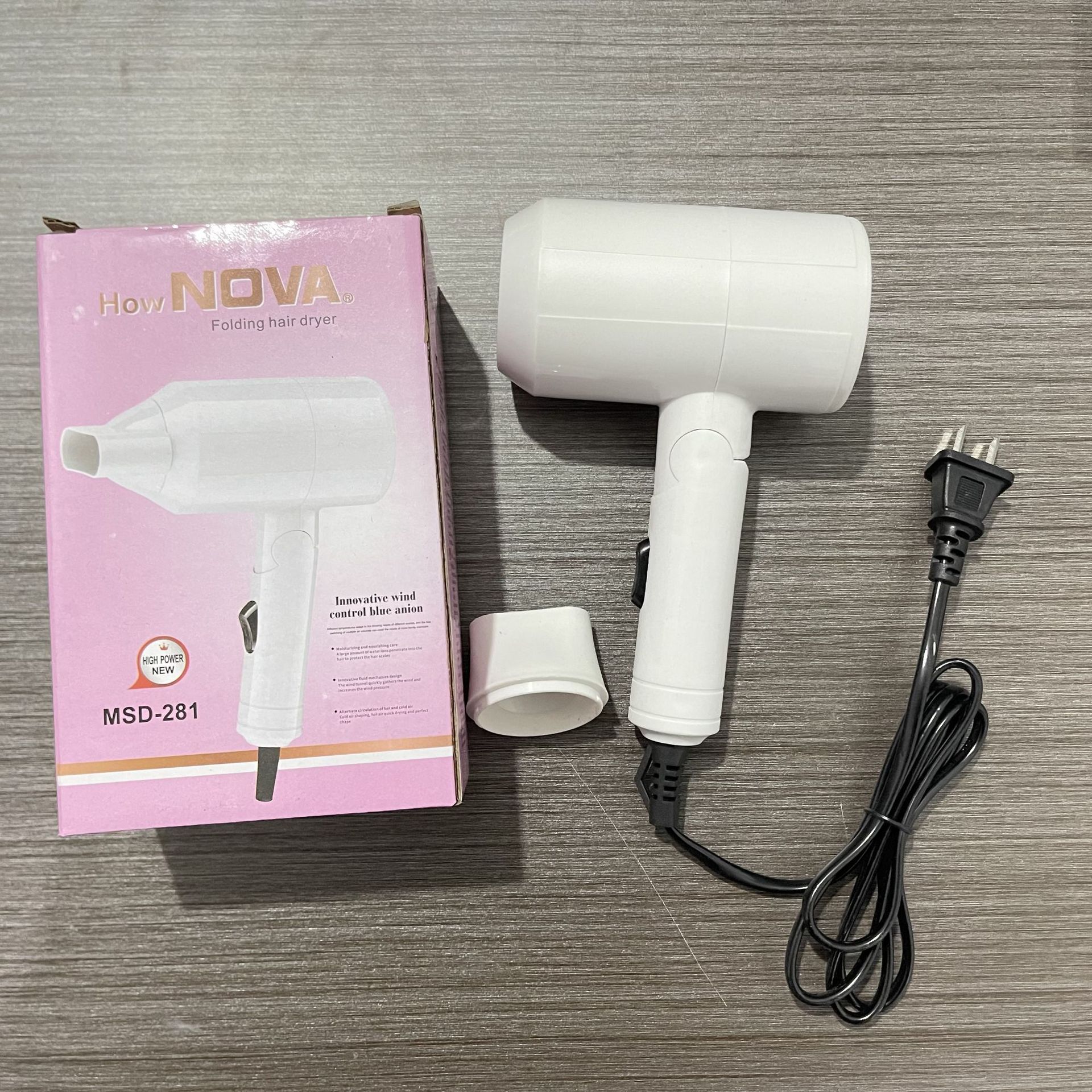 Mini Travel Hair Dryer Foldable Small Size