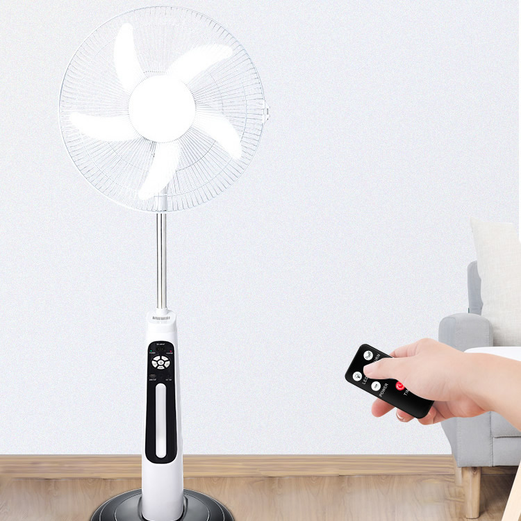 Good Floor Tower Ventilation Remote Control Small Large Standing Fan Solar power