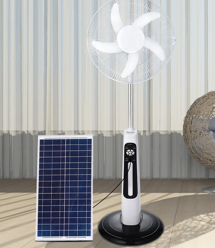 Good Floor Tower Ventilation Remote Control Small Large Standing Fan Solar power