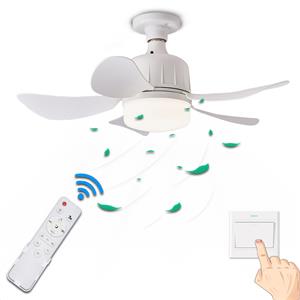 ceiling fans with lights for living room remote