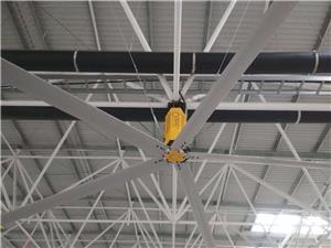 Industrial Energy-Saving Large Ceiling Fan for factory warehouses personnel cooling.