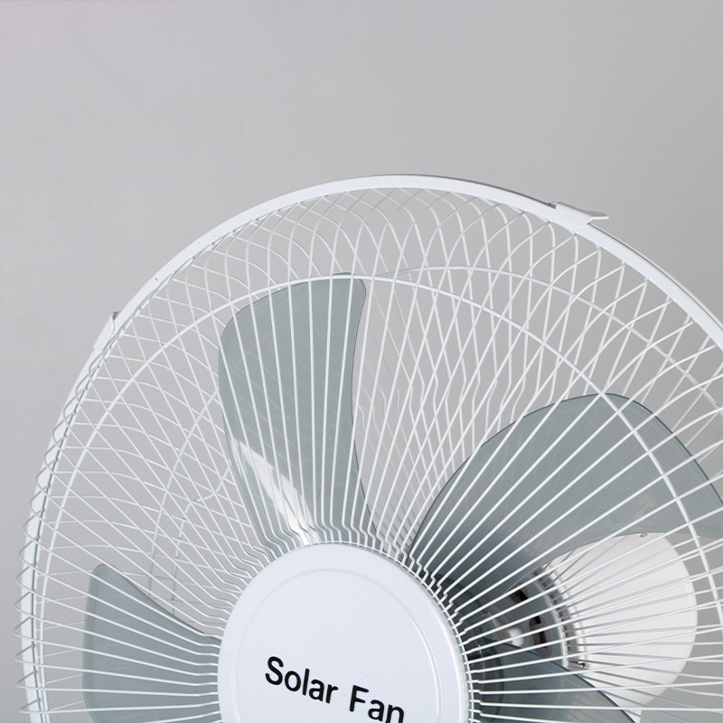 solar charging floor fan electric fan with adjustable stand