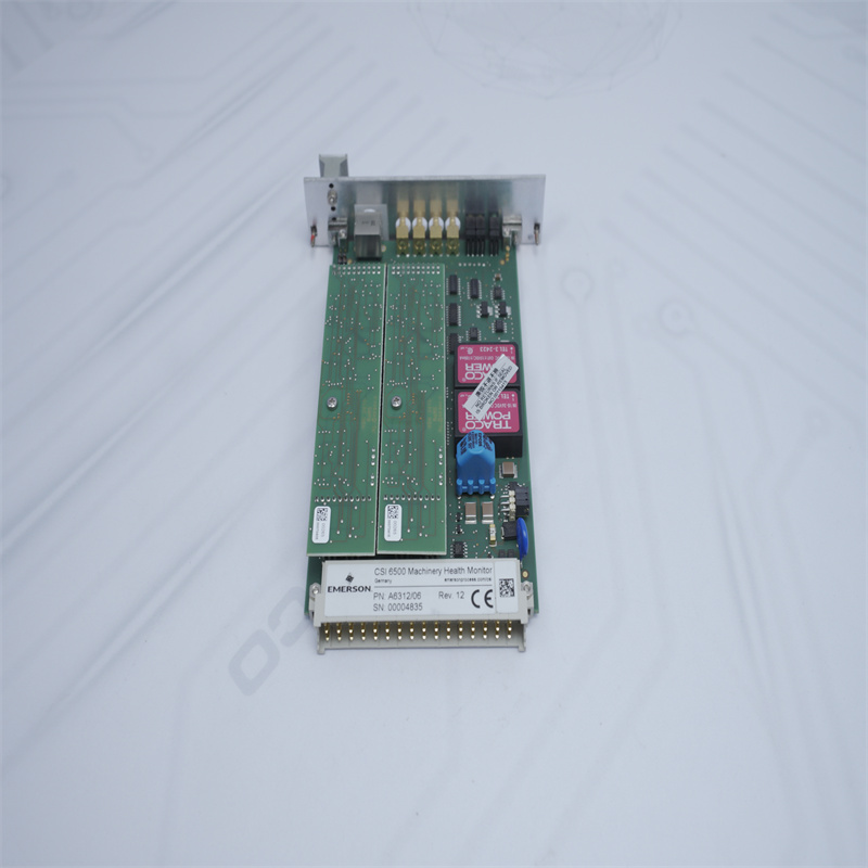 A6312 06 CON021 EMERSON Monitor de velocidade e chave