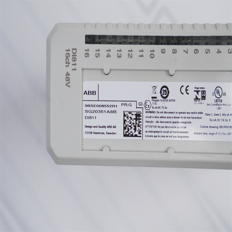 ABB DI811 3BSE008552R1 Uyarıcı Kontrol Modülü