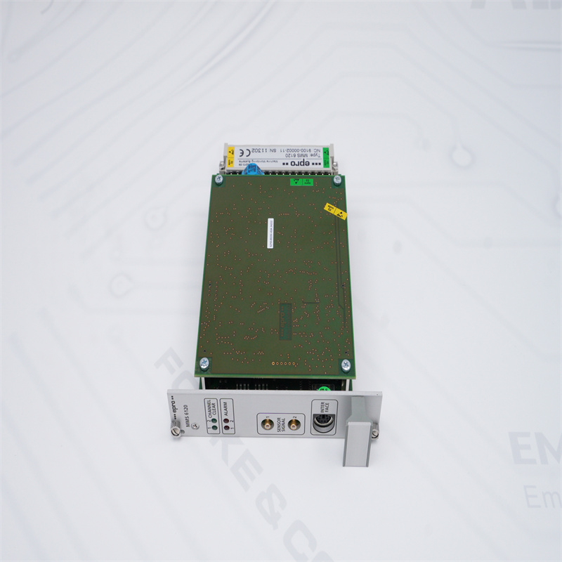 Módulo de medição de vibração de rolamento de canal duplo EPRO MMS6120 Emerson