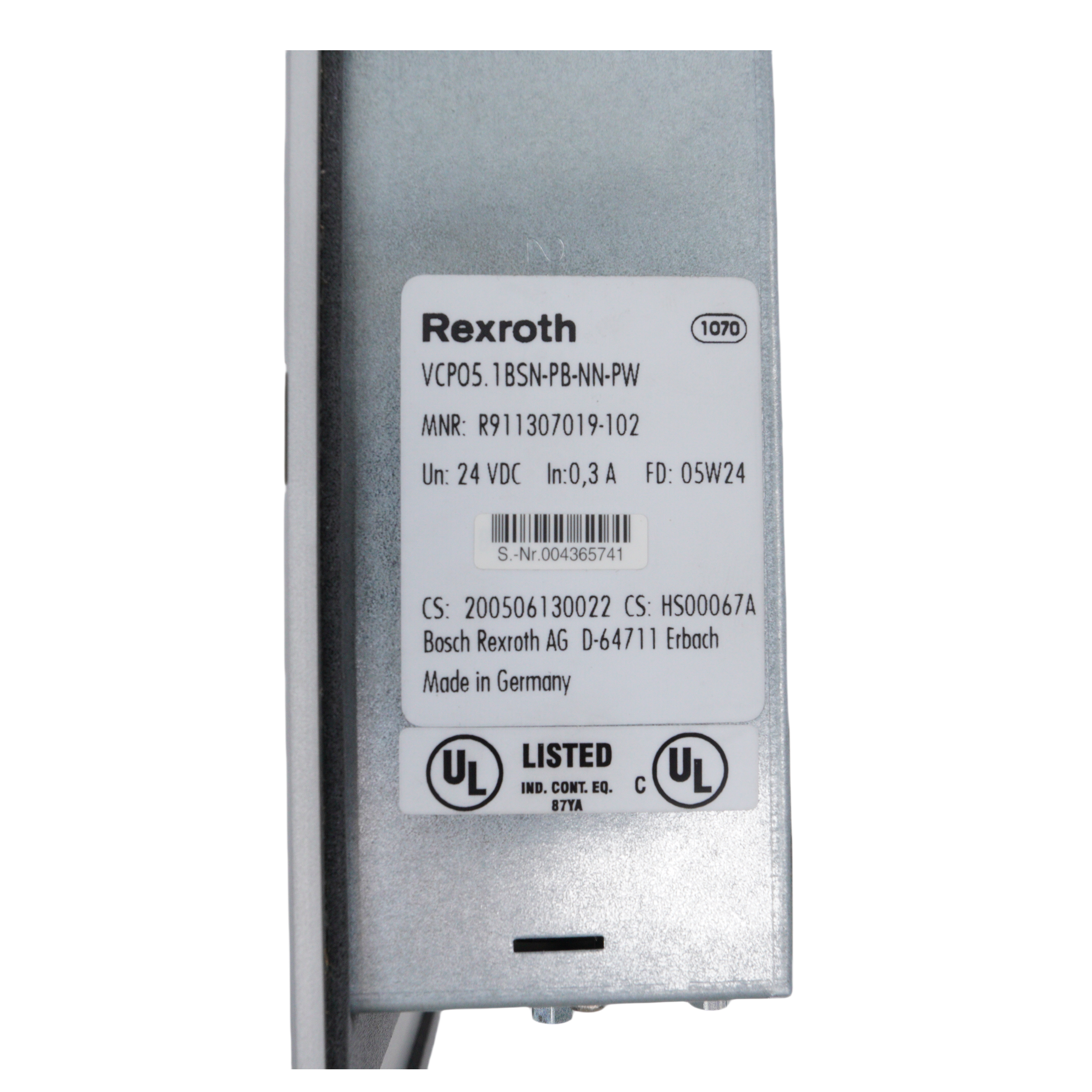 REXROTH VCP05.1BSN.PB-NN-PW REXROTH VCP05.1BSN.PB-NN-PW