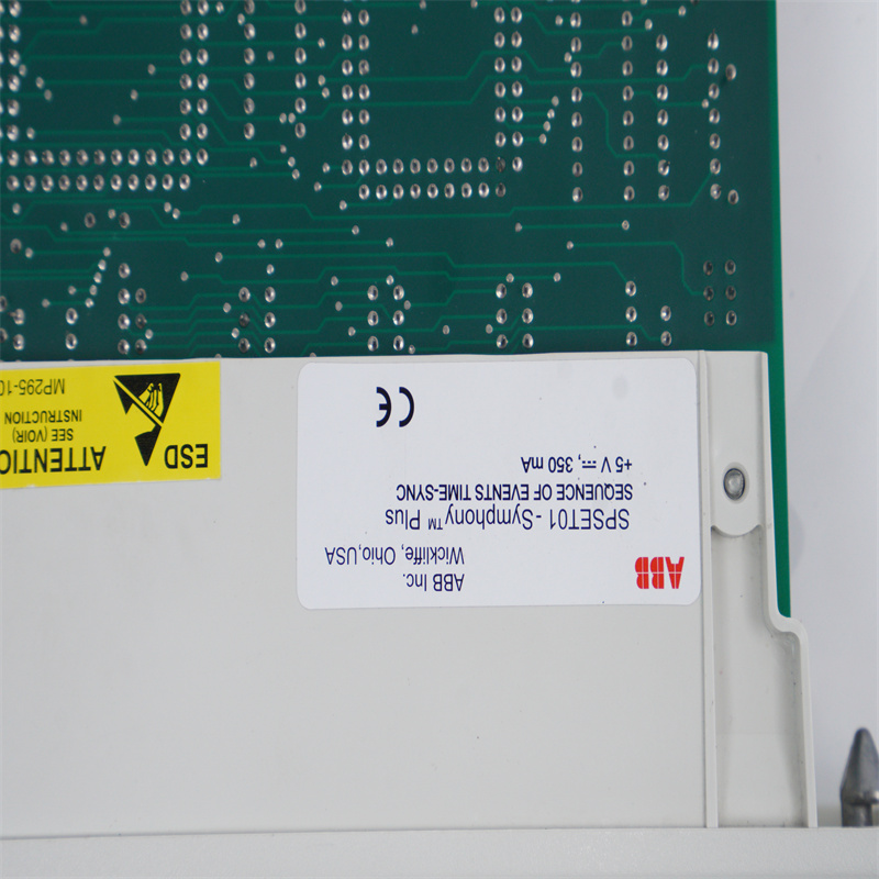 ABB SPSET01B ABB Bailey SOE DI ve Zaman Senkronizasyon Modülü