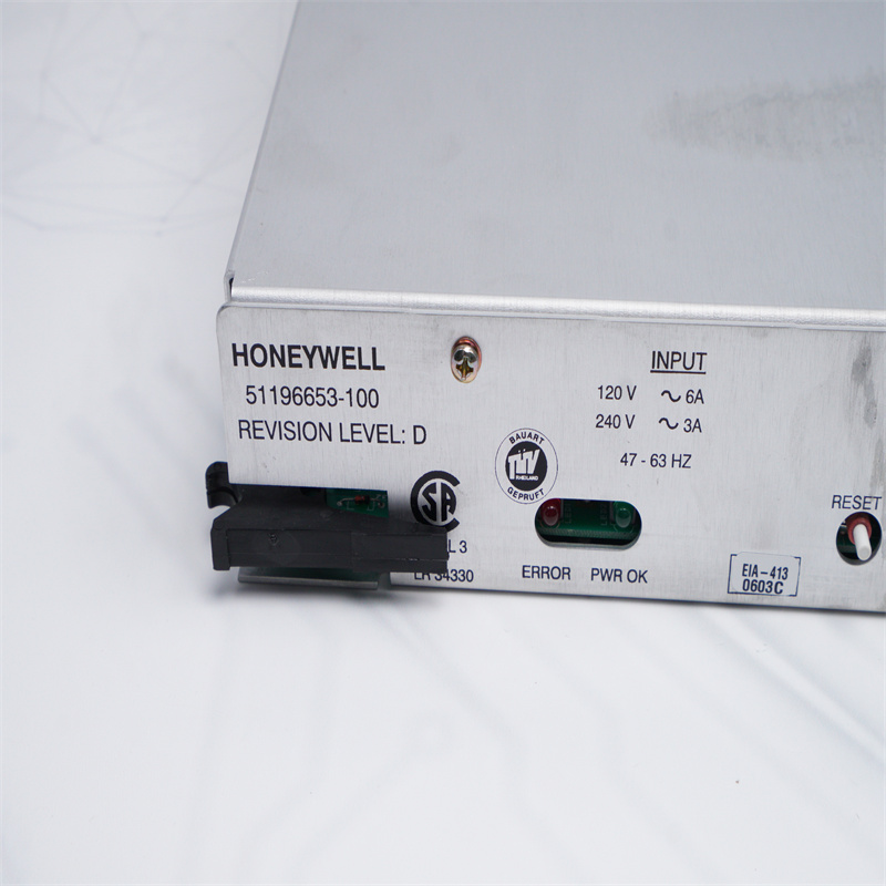 51196653-100 HONEYWELL TDC 3000 Beş Yuvalı Dosya Güç Kaynağı