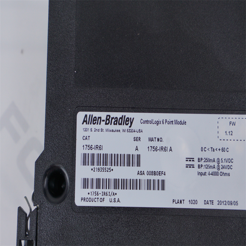 1756-IR6I Modul de intrare RTD izolat Allen Bradley