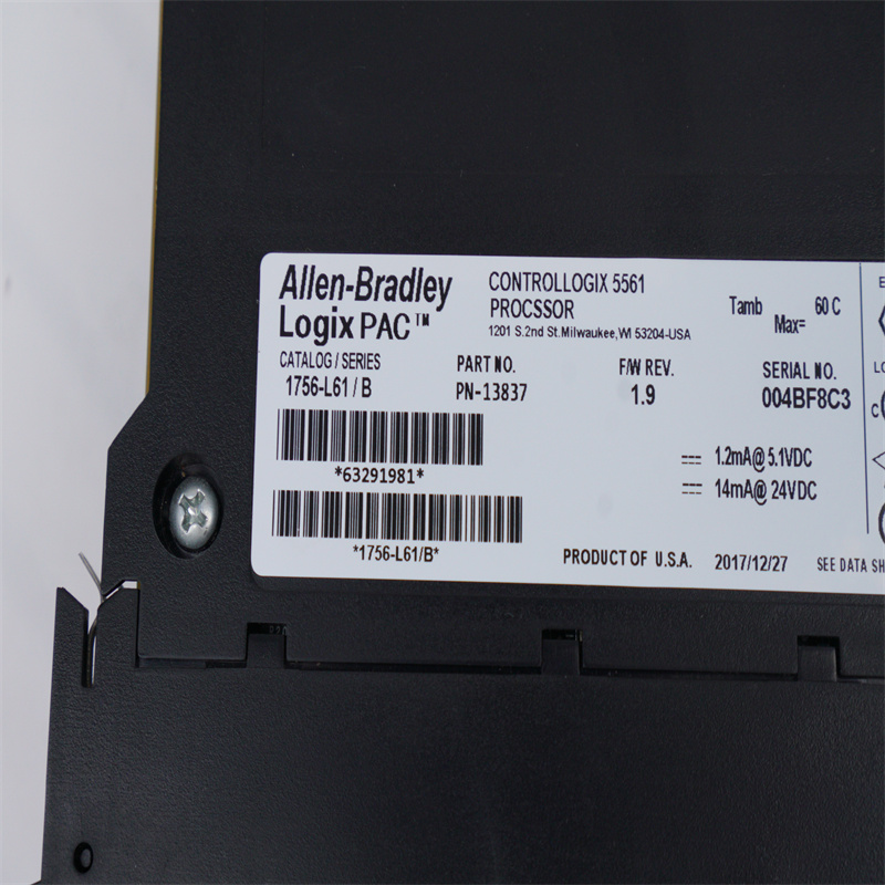 1756-L61/B Allen Bradley İşlemci/Denetleyici