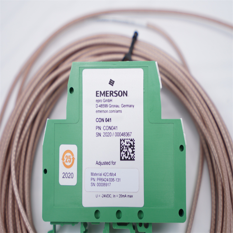 CON041 PR6424 006-131 Emerson Eddy Current Sinyal Dönüştürücü