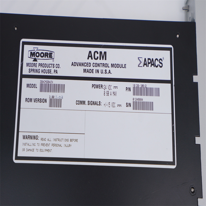 39ACM28ACN 16139-106/2 MOORE Gelişmiş Kontrol Modülü