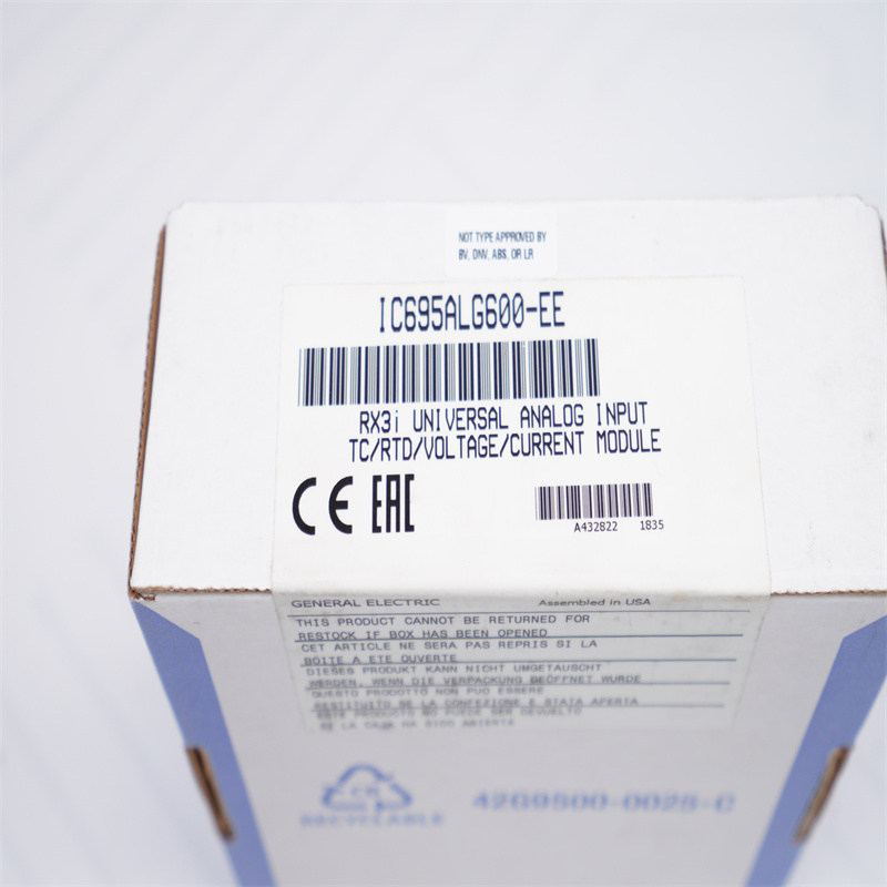 Módulo de entrada analógica universal IC695ALG600-EE GE RX3i