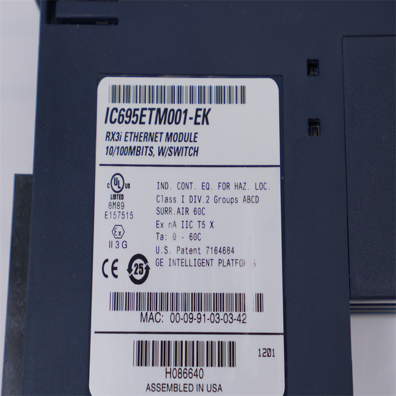 IC695ETM001-EK GE RX3i ETHERNET MODÜLÜ