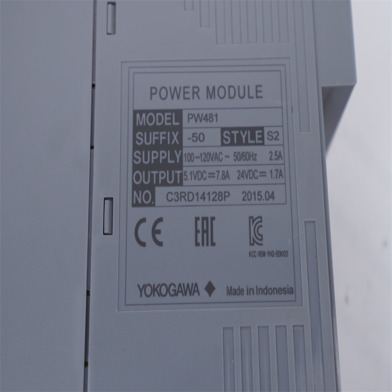 PW481-50 S2 YOKOGAWA Güç Kaynağı Modülü