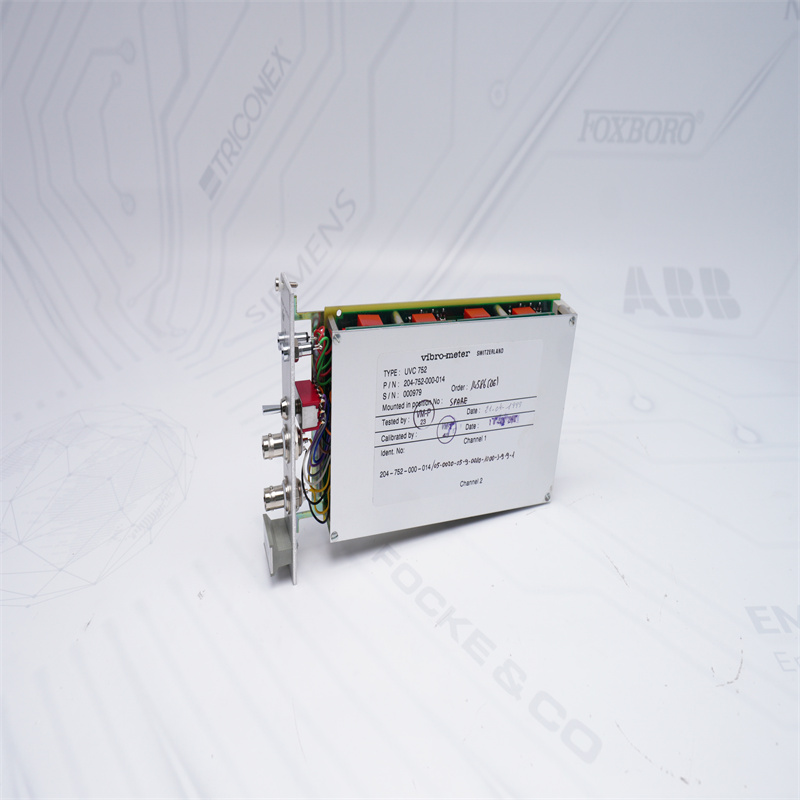 UVC752 204-752-000-014 VIBROMETRE Titreşim İşlemci Modülü