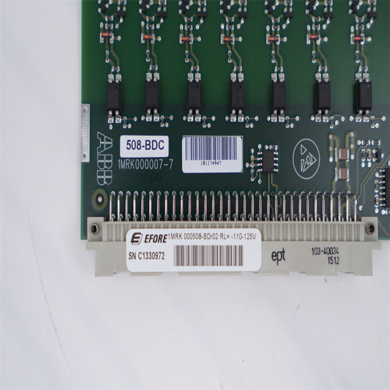 ABB 1MRK000508-BDr02 1MRK000007-7 İkili Giriş Modülü