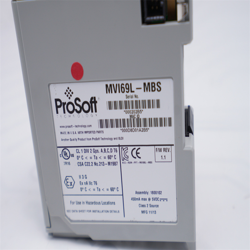 Módulo de interface de comunicação MVI69L-MBS PROSOFT