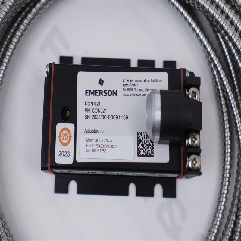 Sensor de corrente parasita EMERSON CON021 PR6423 010-030