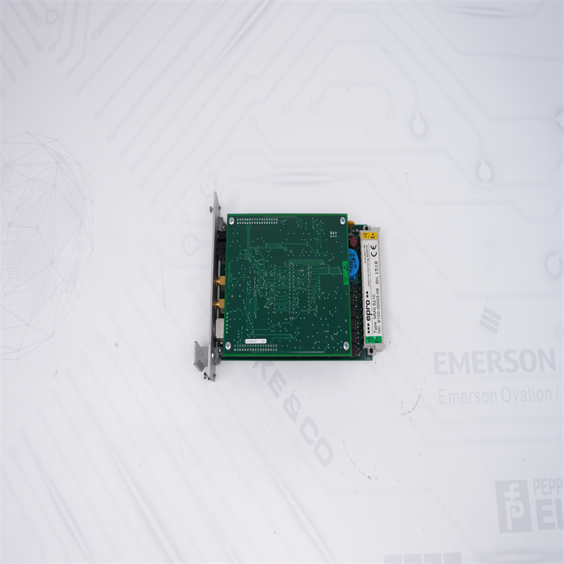 MMS6210 Emerson Çift Kanallı Şaft Deplasman Monitörü
