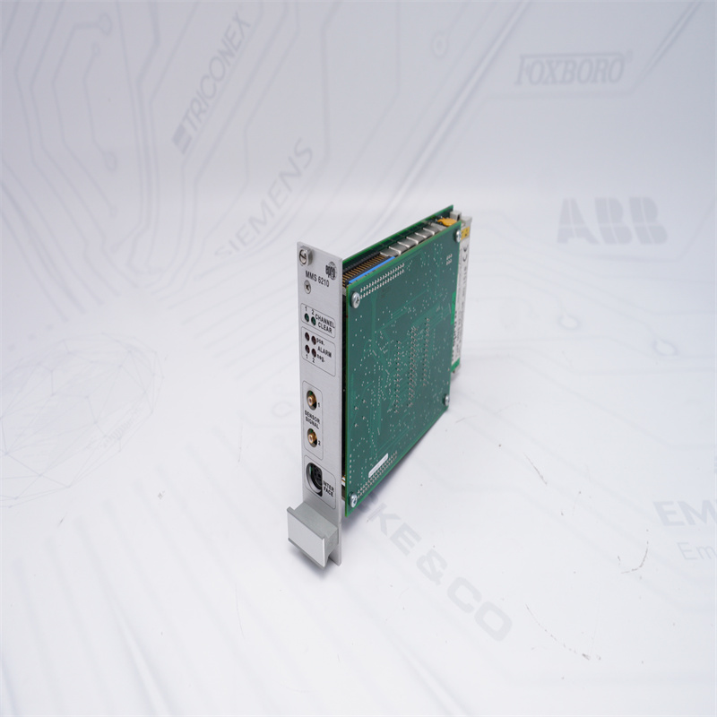 MMS6210 Emerson Çift Kanallı Şaft Deplasman Monitörü