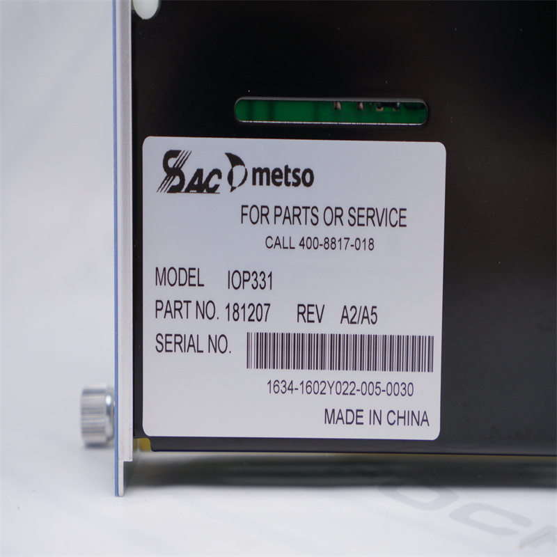 METSO IOP331 181207 Dijital ortak girişler