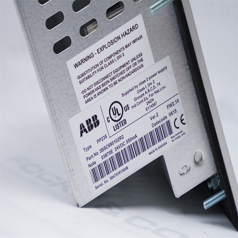 ABB PP235 3BSC690102R2 Proses Paneli Arayüzü
