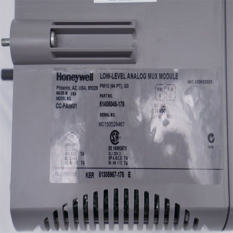 HONEYWELL CC-PAIM01 51405045-176 Analog Giriş Modülü