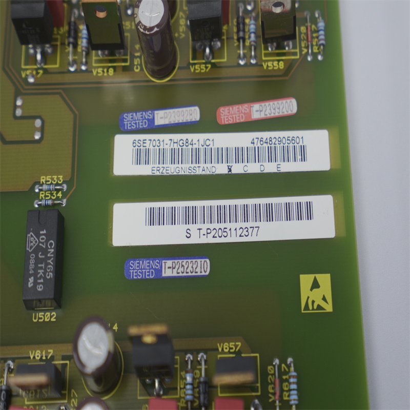 SIEMENS 6SE7031-7HG84-1JC1 Elektronik Kart