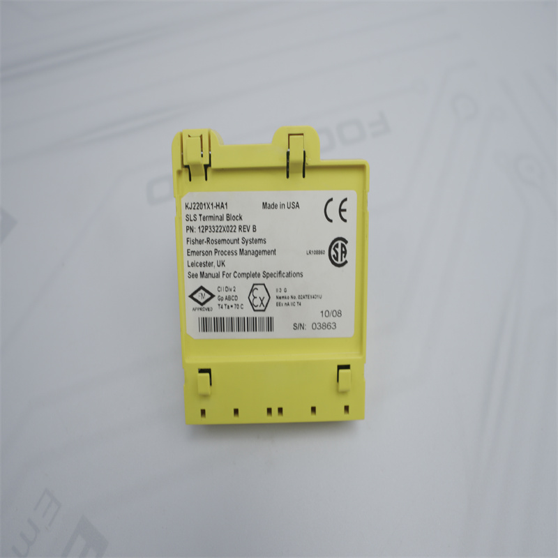 EMERSON KJ2201X1-HA1 12P3322X022 SLS Yedek Terminal Bloğu