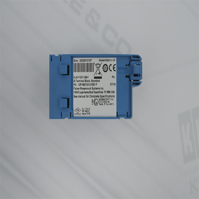 EMERSON KJ4110X1-BA1 12P1867X012 Terminal Bloğu